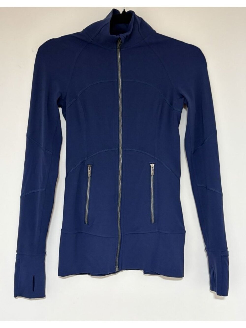 LULULEMON Contour Blue Women’s Athletic Full Zip Jacket Size 2